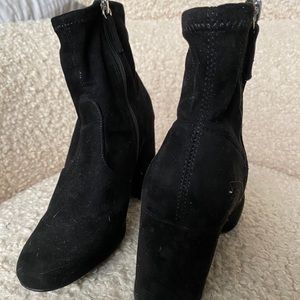 Suede Black Steve Madden Booties